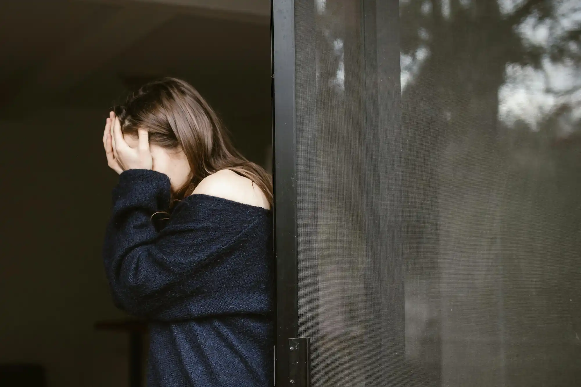 sad adult