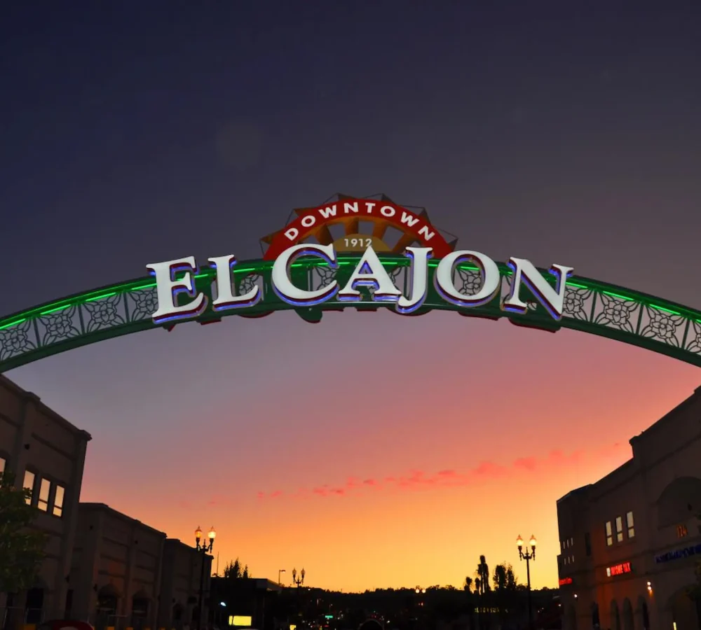 El Cajon Landmark sign